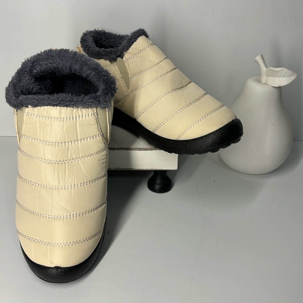 Go Winter Shorty Boots Fuzzy Warm Slip On 41.5